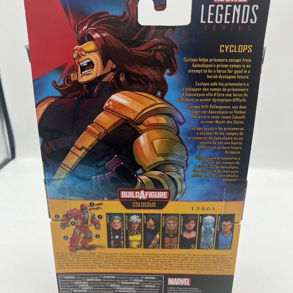 Marvel Legends Cyclops X-Men Age of Apocalypse 6" Action Figure Colossus BAF New - Picture 3 of 10